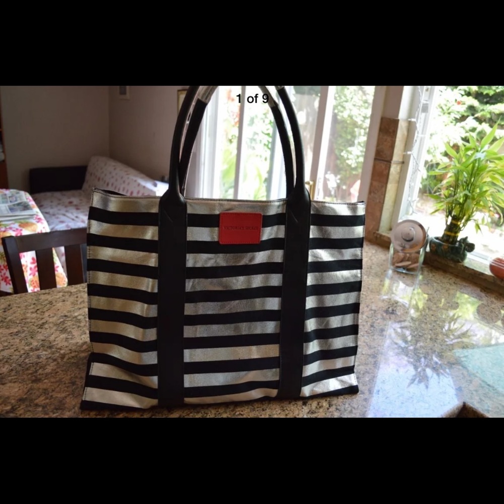 Victoria's Secret Striped Tote
