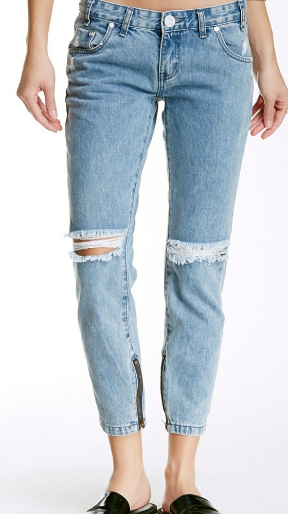 🆕One Teaspoon Freebirds Rigid Skinny Jeans Blue - Picture 3 of 7