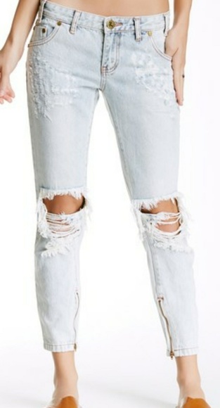 🆕One Teaspoon Trashed Free Birds Jeans - Picture 3 of 8