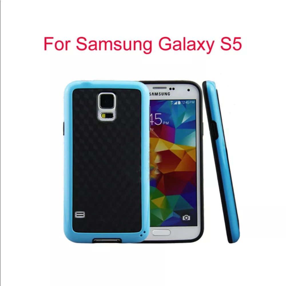 💜Samsung Galaxy S5 Hybrid Rubber shockproof case