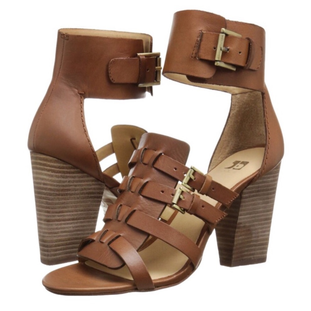 JOE'S JEANS 'marley' leather gladiator sandal heel