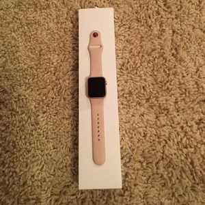 Rose gold Apple Watch