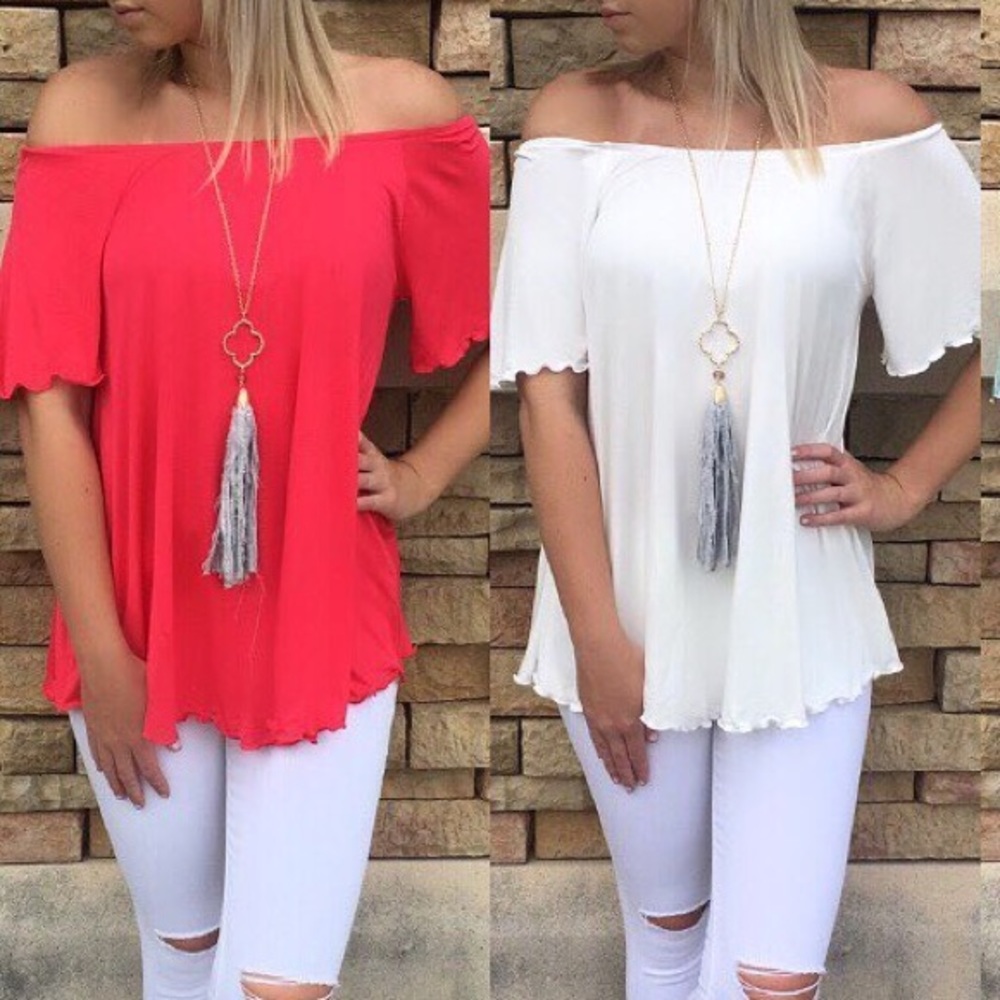 Off The Shoulder Top🍉