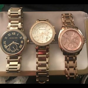 Bundle- 3 Michael Kors authentic ⌚️ watches