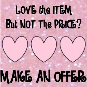 🌸 USE THE OFFER BUTTON 🌸