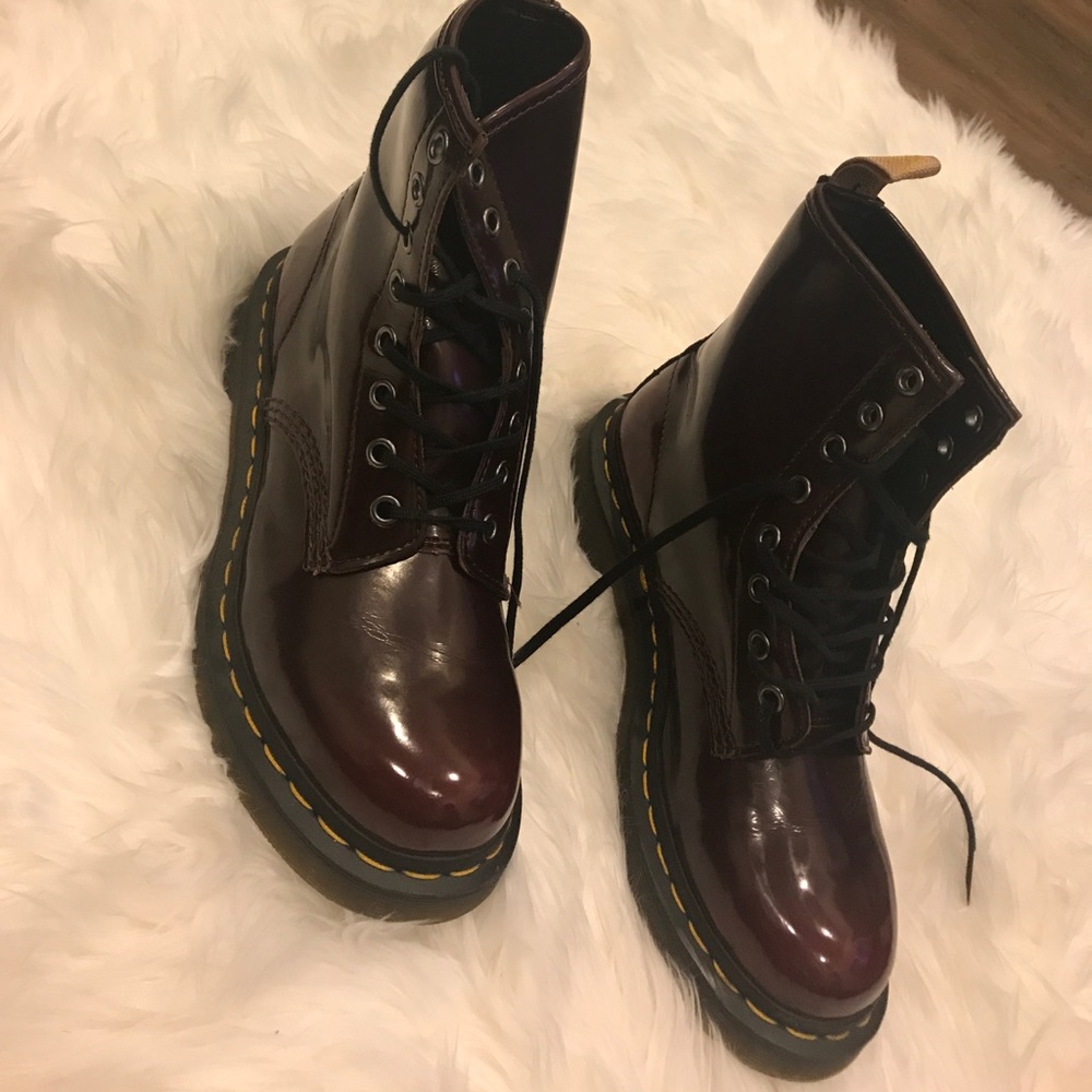 Cherry red Dr Martens
