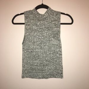 American Eagle mock neck sleeveless shirt