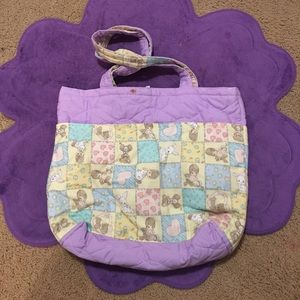 Precious moments printed tote