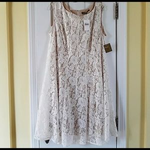16w ivory lace dress bnwt