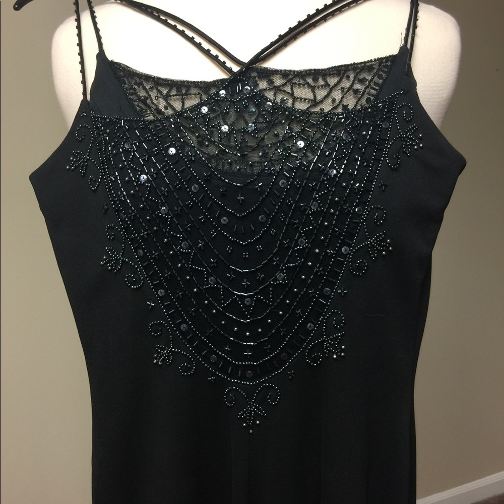 Formal dress with beading