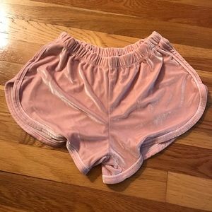 Brandy Melville Velour Shorts