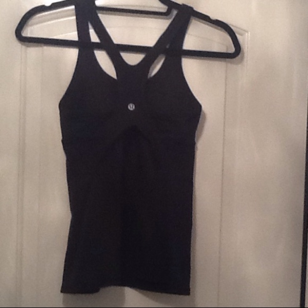 Lululemon athletica black tank size 4