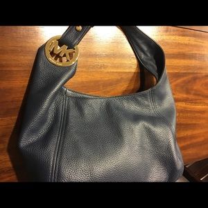 Michael Kors navy blue purse