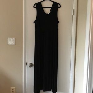 Coldwater Creek black maxi dress