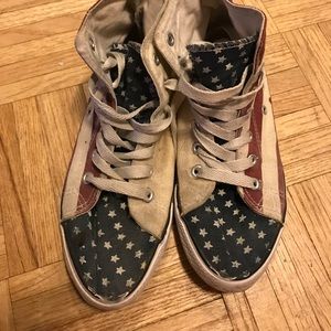 American Flag canvas sneakers