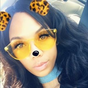 "Rimless sunnies" Orange