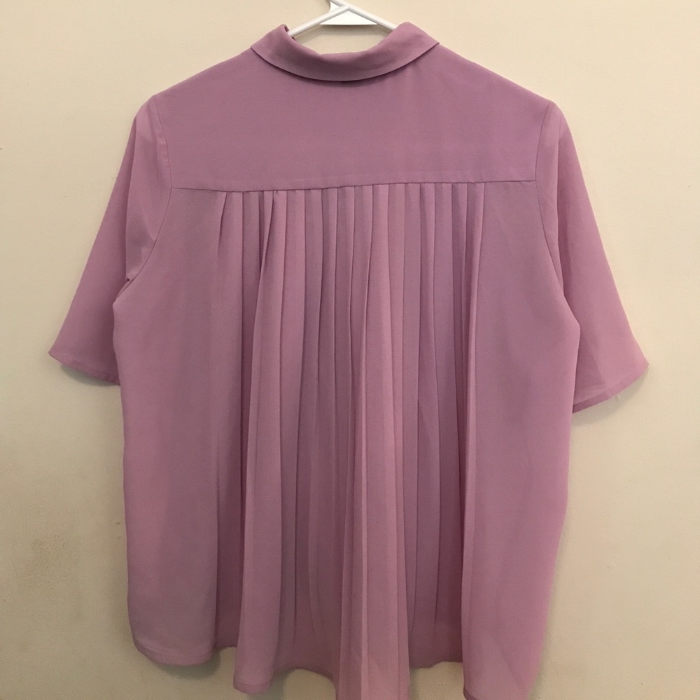 "Flowy"  Lavender Chiffon Top