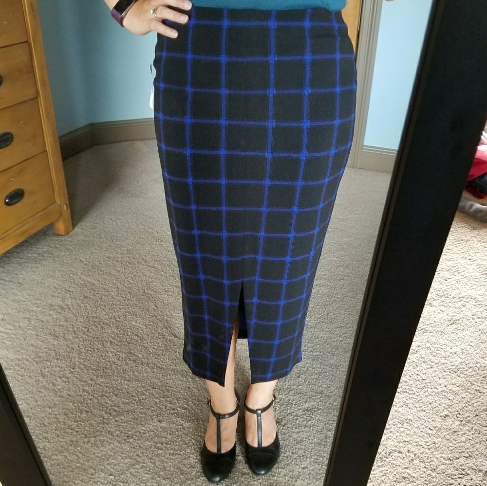 NWT XS Midi Length Skirt