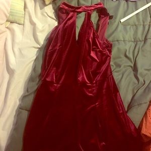 NEW VELVET CHOKER ROMPER