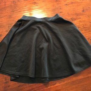 black skirt