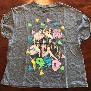 Saved by the Bell crop top tee