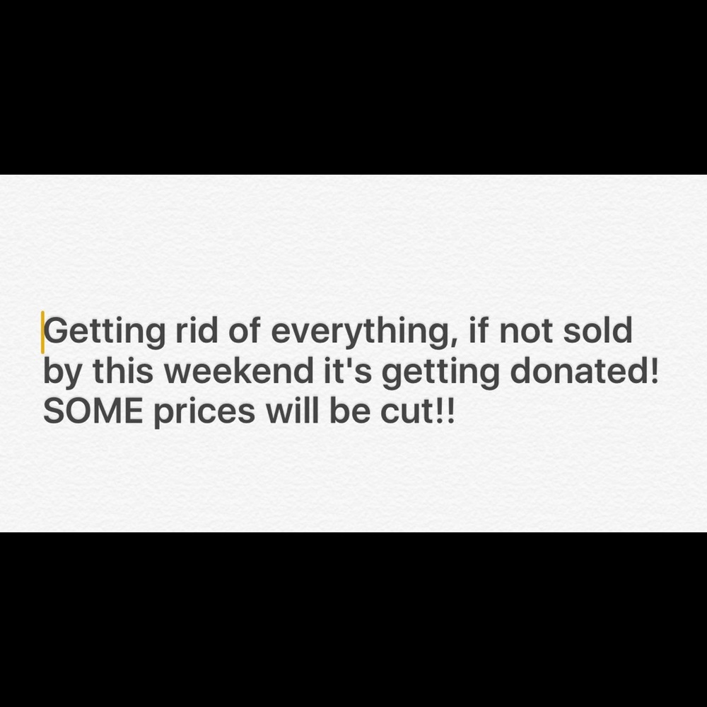 "CLEANING OUT THE CLOSET" sale!!! 🎊🎉🎀💃🏻