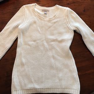 Simple white sweaters