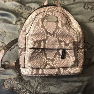 Michael Kors Snakeskin Backpack