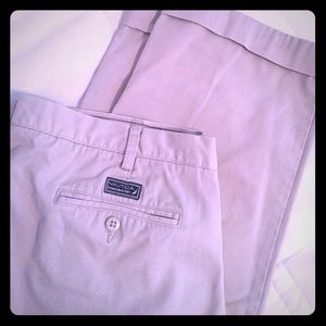 Nautica 42 x32 pleated Khaki