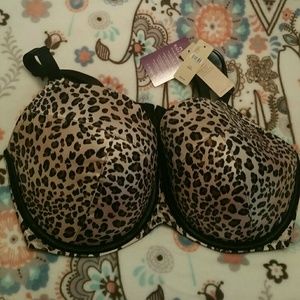 Leopard print bra