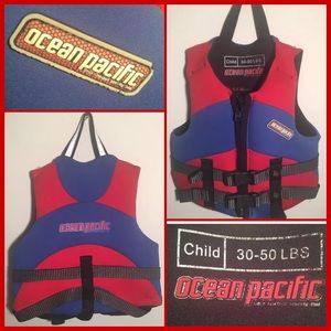 Life preserver - Float jacket - Swimming vest R/B