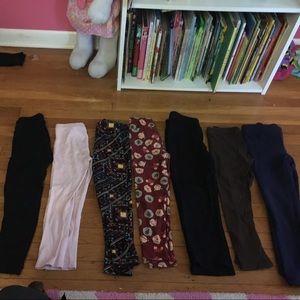 Size 5T leggings (Lularoe and Gymboree)