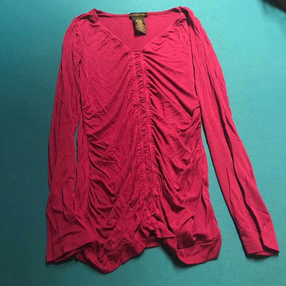 Purple long sleeve size small