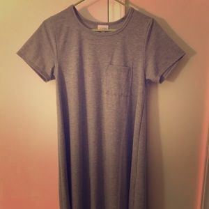 LulaRoe XS Heather grey Carly