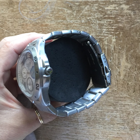 Armitron Men' Stainless Steel Silver Multi-Functi - Picture 2 of 4