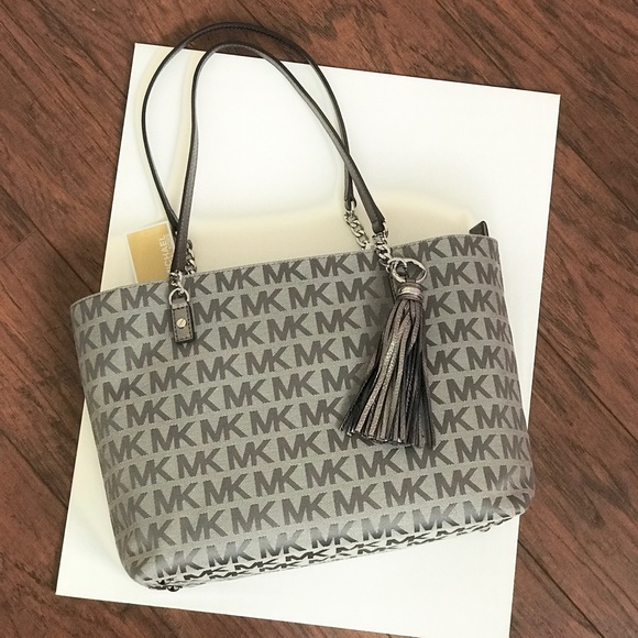 michael kors purse tassel