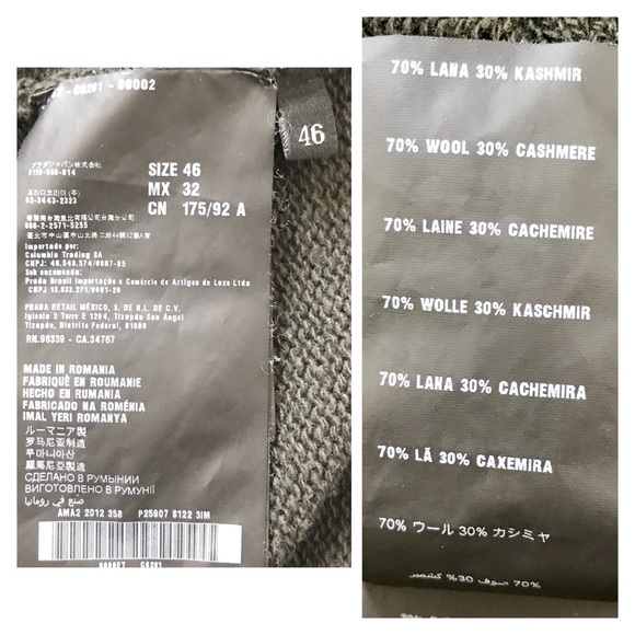 Prada grey cardigan - Picture 4 of 5