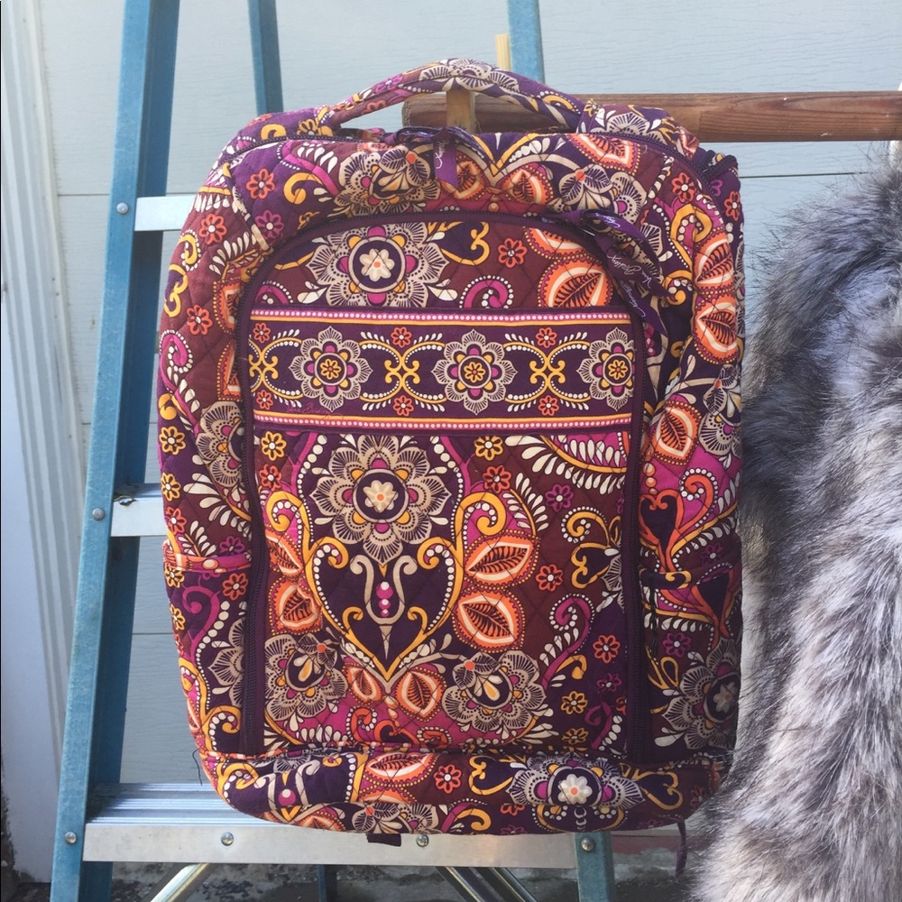 Vera Bradley laptop backpack & matching wallet