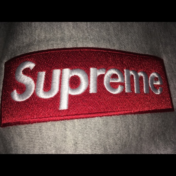 !!$120!! Supreme Bogo Hoodie Grey - Picture 4 of 4