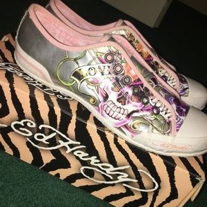 Ed Hardy Ellerise Bubble Slip Ons