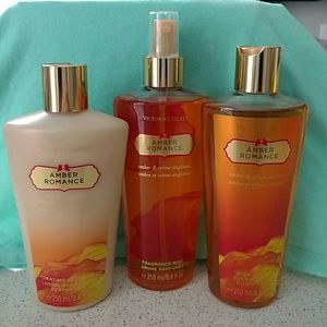 Victoria secret amber romance set