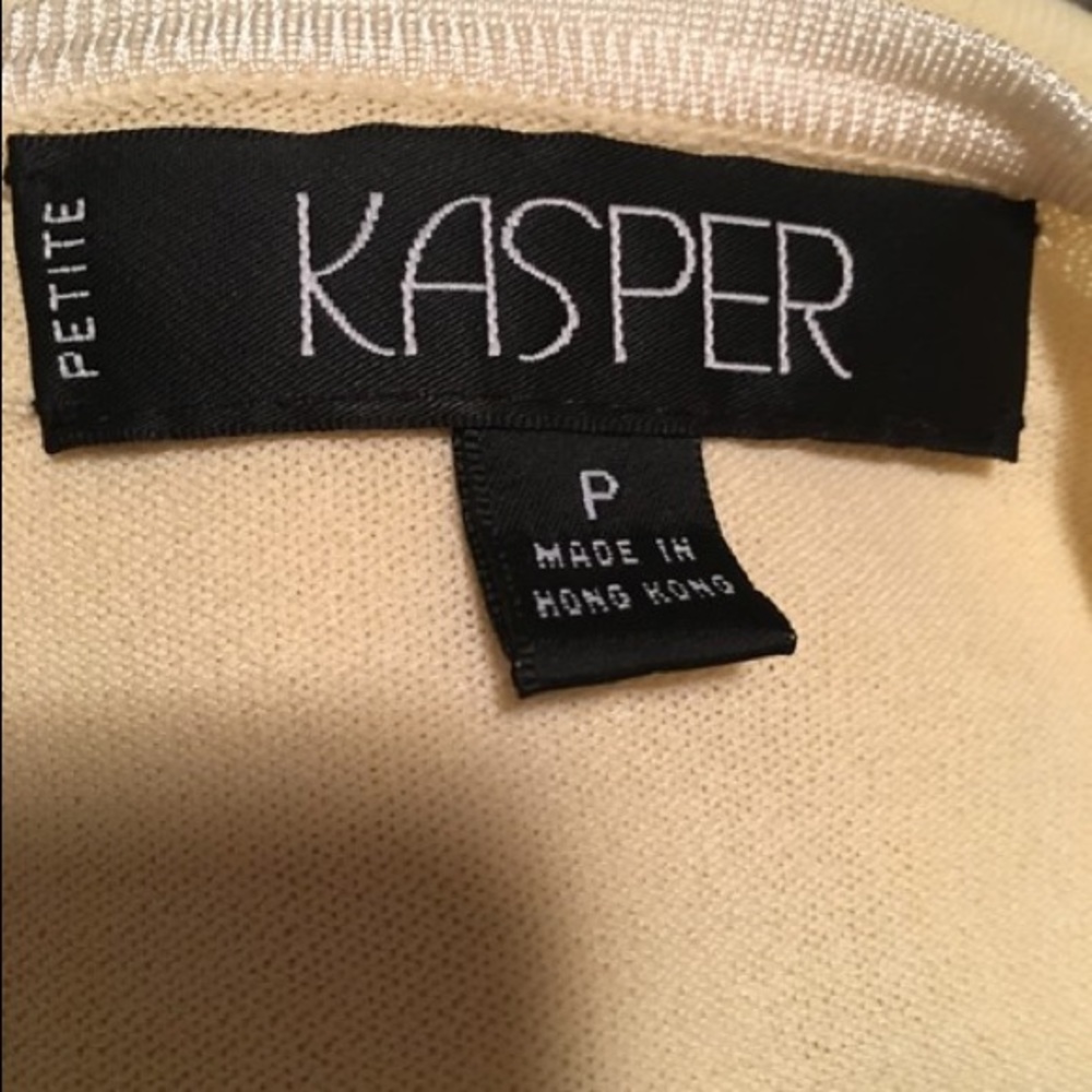 Kasper Small Button Front Closure Long Sleeve - image 8