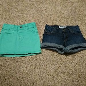 3T Skirt and Shorts