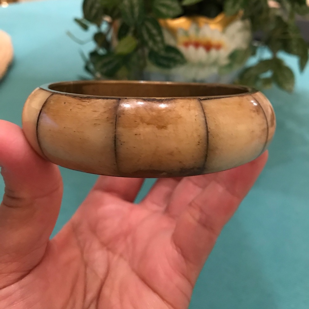 Like wooden bracelet.,IVORY ???