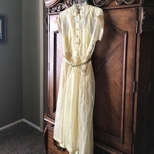 Vintage yellow dress