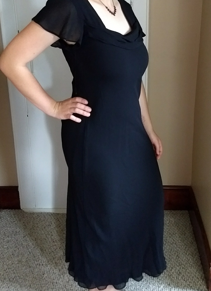 Donna Ricco New York Modest Black Dress