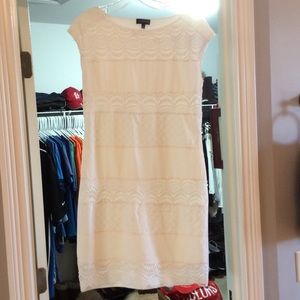 White eyelet dress