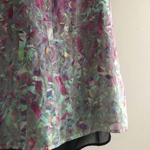 MINKPINK sheer pastel technicolor top