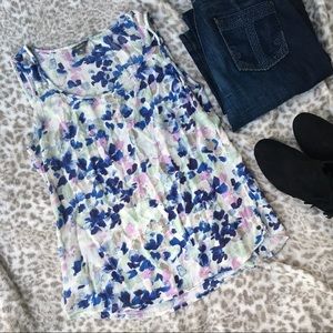 Eddie Bauer Floral Print Tank Top