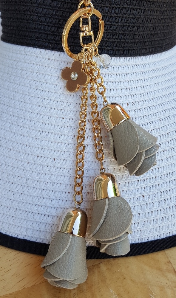 Rose Tassel Keychain